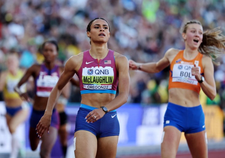 Sydney McLaughlin loopt sensationeel wereldrecord op 400 meter horden