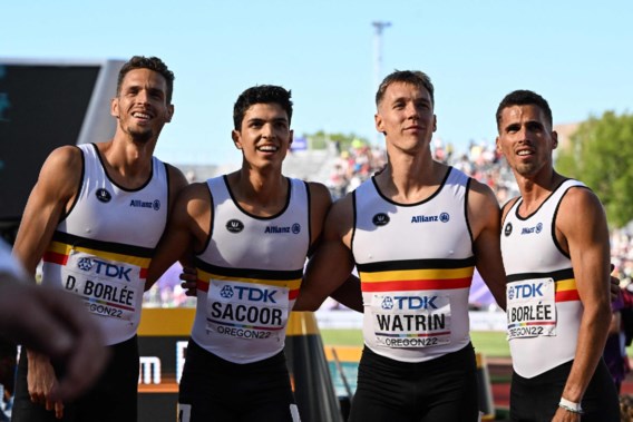 Belgische 4x400m-teams plaatsen zich voor finale