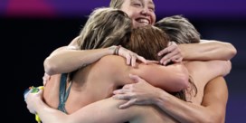 Australische vrouwen zwemmen wereldrecord 4 x 200 meter vrije slag