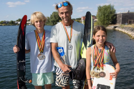 De familie Waterski: goed voor twaalf medailles op Belgisch kampioenschap