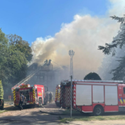 Uitslaande brand aan kasteel Boekenberg in Deurne
