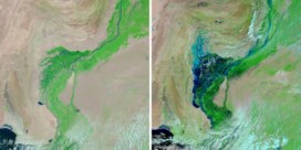 Voor en na: satellietbeelden tonen hoe extreem overstromingen in Pakistan zijn
