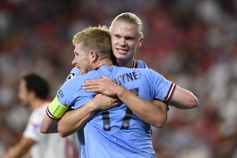 Assist en goal voor Eden Hazard, en duo De Bruyne-Haaland kan het ook in de Champions League