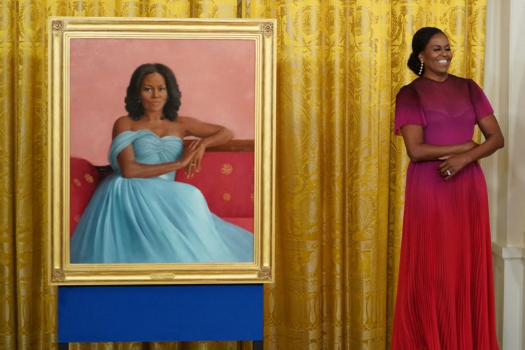 Barack en Michelle Obama even terug in Witte Huis