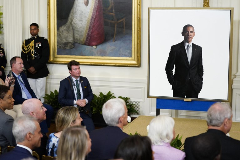 Barack en Michelle Obama even terug in Witte Huis