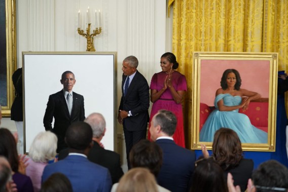 Barack en Michelle Obama even terug in Witte Huis