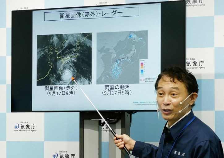 Tyfoon Nanmadol veroorzaakt schade in Japan, geen doden