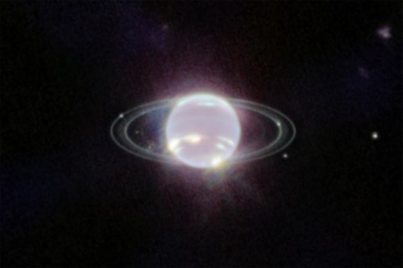 James Webb-telescoop slaagt erin ringen van Neptunus vast te leggen