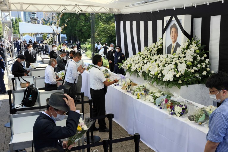 Protesten tijdens staatsbegrafenis vermoorde Japanse ex-premier Shinzo Abe