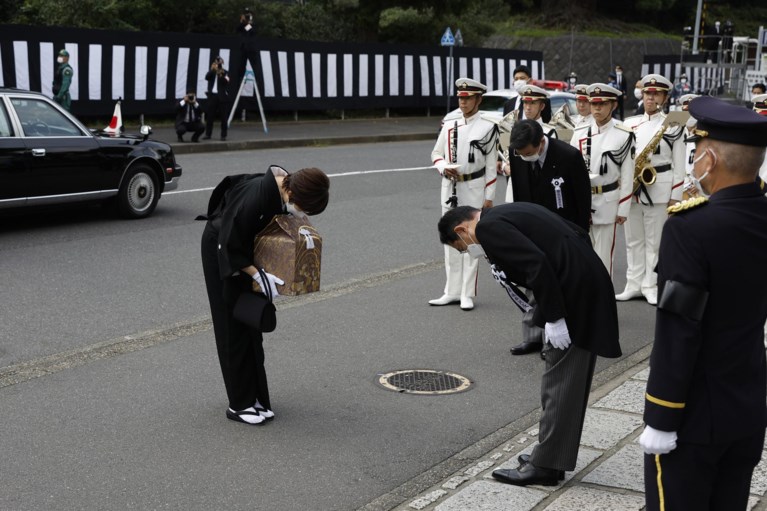 Protesten tijdens staatsbegrafenis vermoorde Japanse ex-premier Shinzo Abe