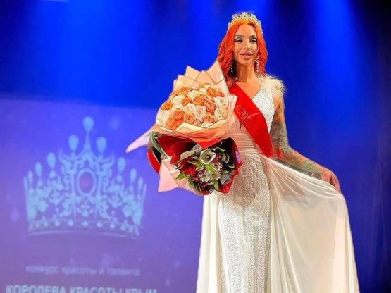Miss Krim beboet omdat ze Oekraïens lied zingt