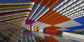 Daniel Buren creëert in Luik een moderne kathedraal van kleur en licht