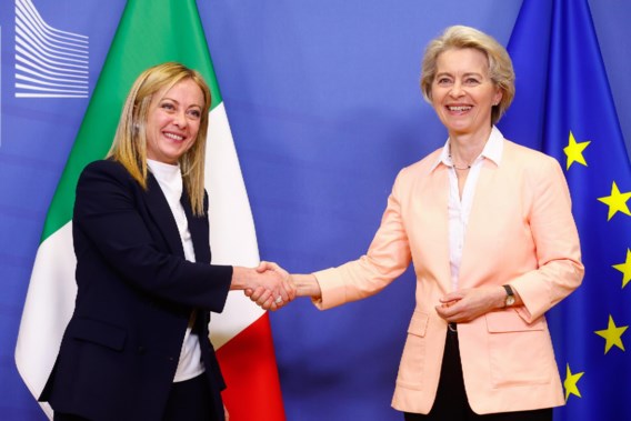 Italiaanse premier Meloni trekt voor eerste buitenlandse reis naar Brussel