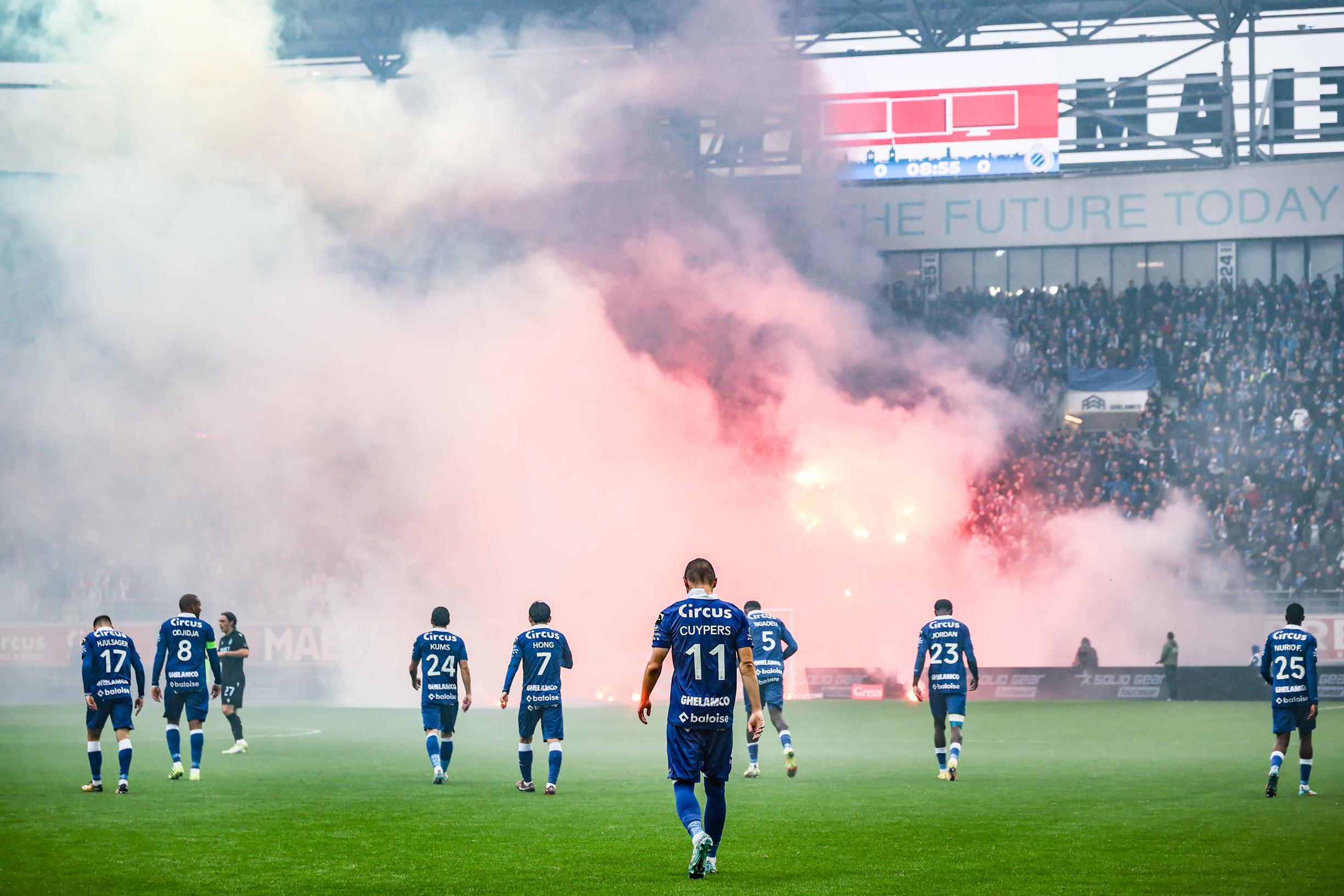 AA Gent - Club Brugge 29-01-2017, GENT - JANUARY 29, 2017 :…