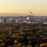 Zicht op Tiergarten in Berlijn, midden oktober. Volgens de Russische staatsmedia komen Berlijners er massaal bomen kappen, bij gebrek aan  andere energiebronnen. 