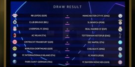 Club Brugge tegen Benfica in Champions League, ook Anderlecht en AA Gent kennen tegenstanders