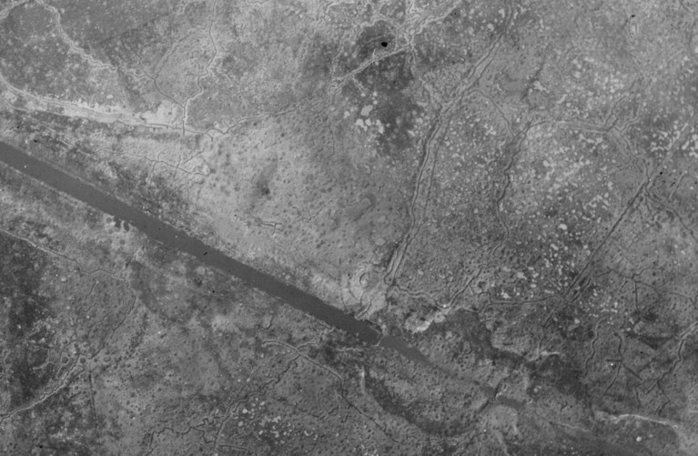 Ontdek de Grote Oorlog vanuit de lucht: liep er een loopgraaf door uw tuin?