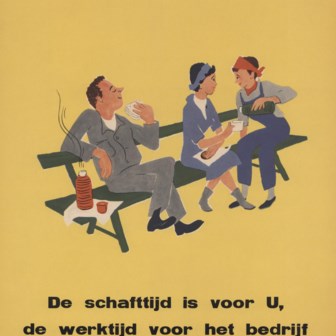 Affiche van Servico-Nederland, ca. 1950-197. 