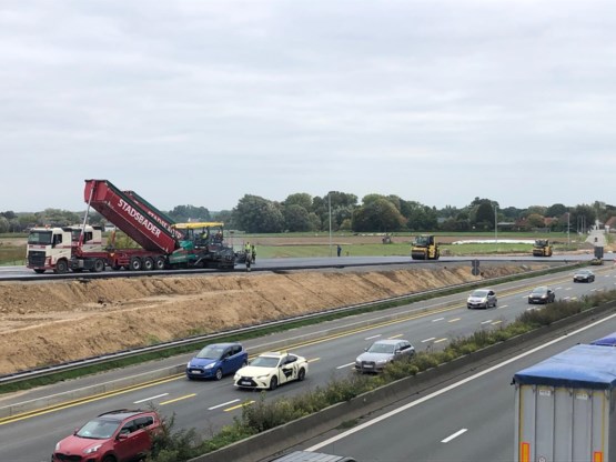 E40 richting Brussel afgesloten in Oost-Vlaanderen  