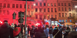 Marokkaanse supporters trekken massaal op straat in centrum Brussel, politie zet traangas in