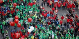 16.500 vakbondslieden trekken door Brussel voor meer koopkracht: ‘We gaan niet stoppen’