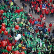 16.500 vakbondslieden trekken door Brussel voor meer koopkracht: ‘We gaan niet stoppen’