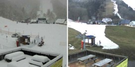 Webcams bewijzen: één jaar geleden lag er veel meer sneeuw in de Alpen