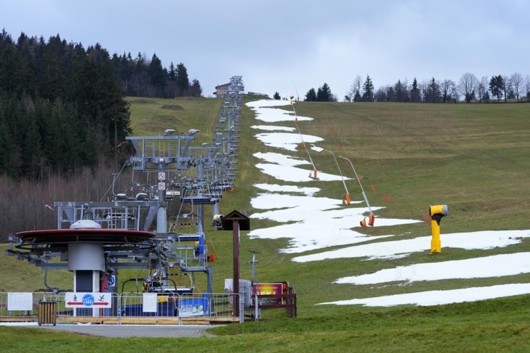 Skigebieden worstelen met gebrek aan sneeuw