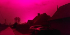 Waarom de lucht zo roze kleurde boven Oost-Vlaanderen