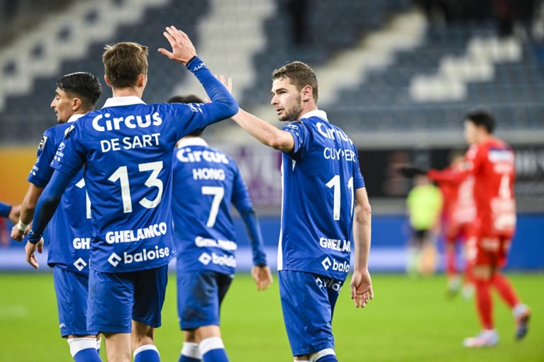 AA Gent trekt felbevochten overwinning over de streep tegen Kortrijk