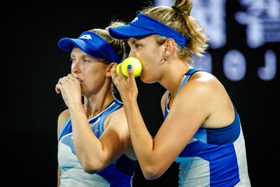Elise Mertens uitgeschakeld in dubbelspel op Australian Open 