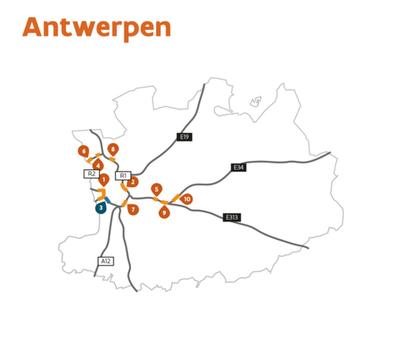 Op deze snelwegwerven mag je dit jaar hinder verwachten