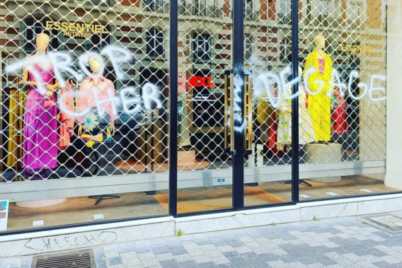 Winkels in Brusselse Dansaertstraat mikpunt van vandalen