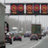 Vrachtwagens mogen maximum zeventig kilometer per uur op het viaduct van Gentbrugge.