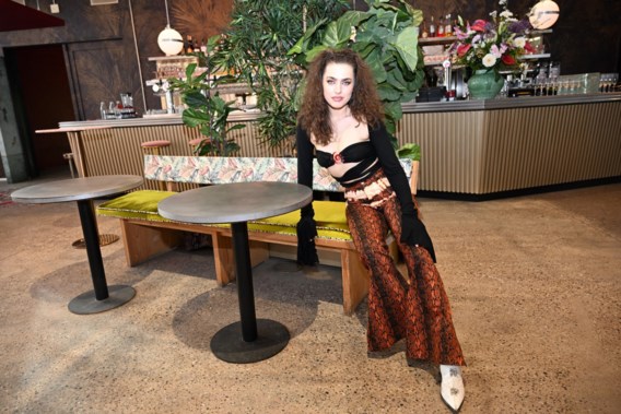 Olga Leyers in Bar Capitale, haar nieuwe horecazaak.