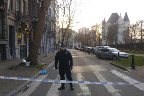 Shots at Halle Gate, two days after shooting in the area