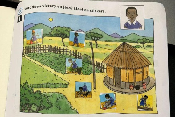 Black children live in a shabby hut, white people in the city: stereotypical images in schoolbooks provoke outrage