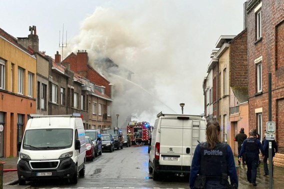 Two people seriously injured after fire in Ostend terraced house