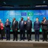 Een topontmoeting tussen de Europese en de Afrikaanse Unie in Brussel, 18 februari 2022.