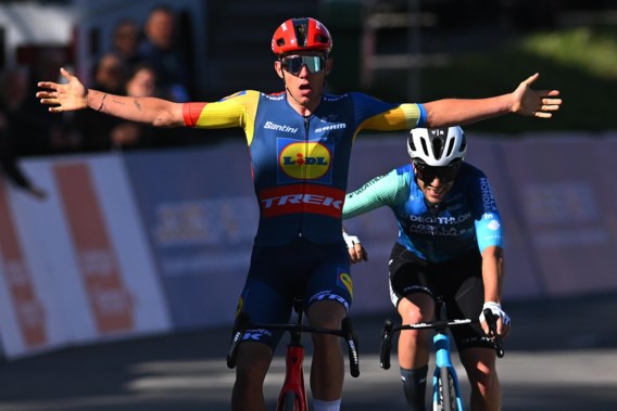 Thibau Nys takes stage victory and leader’s jersey in Romandie after a 150-kilometre flight and difficult final climb