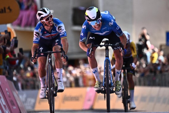 Alaphilippe ends up in second place in the gravel stage