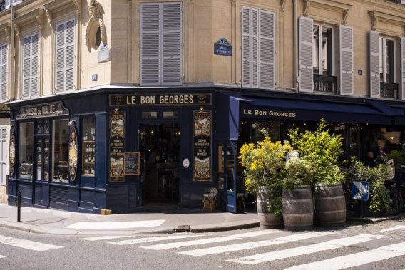 Bistro Le Bon Georges in Parijs: compleet met krijtbord en een bijbel ...